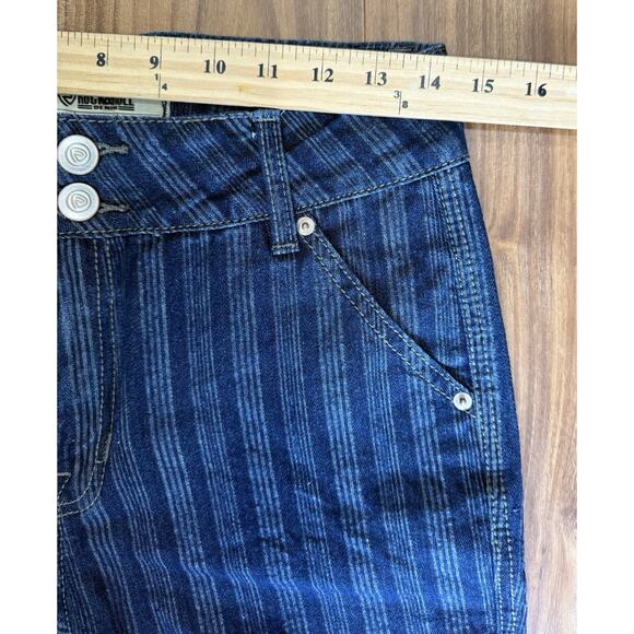 Rock and Roll Womens Striped Cowgirl Flare Jeans 27X32 Lainey Wilson‎ - Picture 4 of 6
